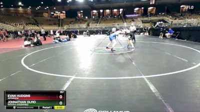 157 lbs Cons. Round 1 - Johnathan Olmo, Osceola (Kissimmee) vs Evan Hudgins, Jefferson