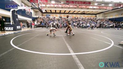 49 lbs Round Of 16 - Maximus Crawford, Southmoore SaberCats Wrestling vs Brandon Givens, Lexington Wrestling Club