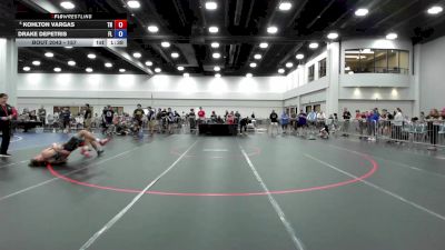 157 lbs Champ. Round 1 - Kohlton Vargas, TN vs Drake DePetris, FL