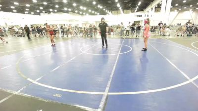 123 lbs Rr Rnd 3 - Brooklynn Garza, Red Wave Wrestling vs Zoe Gabel, Pikes Peak Warriors