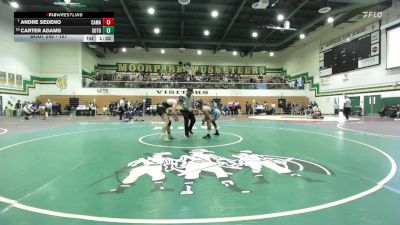 157 lbs Champ. Round 2 - Andre Sedeno, Camarillo vs Carter Adams, South Torrance
