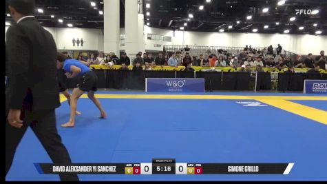 Simone Grillo vs David Aleksander Yi Sanchez 2025 World IBJJF Jiu-Jitsu No-Gi Championship