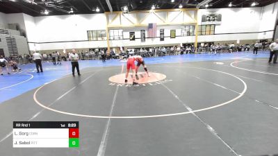 174D lbs Rr Rnd 1 - Luke Gorg, Cornell vs Jacob Sabol, Pitt-Johnstown