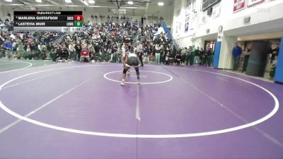 Girls 125 lbs Quarterfinal - Marlena Gustafson, Santa Cruz Girls vs Lastevia Muir, Lowell Girls