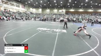 86 lbs Round Of 16 - Kolten Groberski, Mat Time vs Carson Pacheco, Sierra Sabers