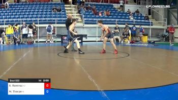 106 lbs Cons 32 #2 - Andrew Ramirez, Arizona vs Michael Tharpe, Indiana