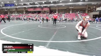 136 lbs Cons. Semi - Jade Willard, Paola vs Zoie Raida, Independence