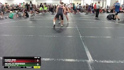 175 lbs Round 5 (6 Team) - Kaden Bish, Lake Erie WC vs Nicholas Kemmerer, Savage WA Black