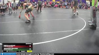 129 lbs Semifinal - Brenden Brazier, Gaston Grizzlies vs Nikolai McKay, Carolina Reapers