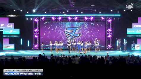 Maryland Twisters - Fire [2026 L6 U18 Co-ed NT Day 1] 2026 CHEERSPORT National All Star Cheerleading Championship