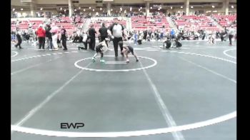 43 lbs Cons. Round 4 - Jhalil Gray-Hall, Wichita Wrestling Club vs Case Capps, WTC