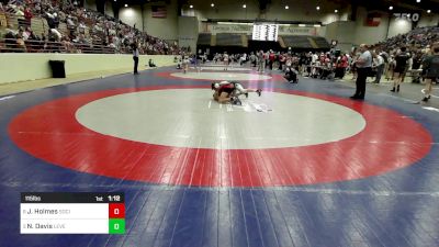 115 lbs Quarterfinal - Jayden Holmes, Social Circle USA Takedown vs Nate Davis, Level Up Wrestling Center