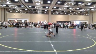 58 lbs Consi Of 4 - Ryder Sprowl, Barstow WC vs Carolina Guillent, SoCal Grappling Club