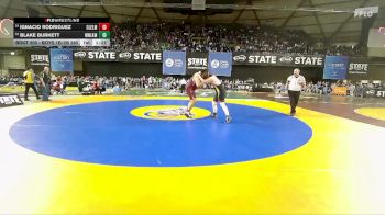 Boys 1B/2B 285 Champ. Round 1 - Ignacio Rodriguez, Cle Elum vs Blake Burkett, Winlock