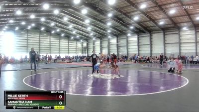 50 lbs Round 4 - Millie Kerth, Big Money Movin vs Samantha Ham, Nebraska Wrestling Academy