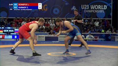 86 kg Final 3-5 - Lars Schaefle, Ger vs Zagid Karimov, Rus