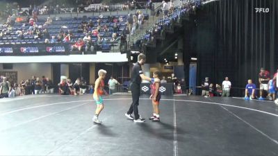 85 lbs 1st Place Match - Zayden Bridgeman, South Bend Wrestling Club vs Damacio Baysinger, Contenders Wrestling Academy