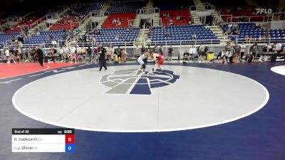 138 lbs Rnd Of 32 - Hudson Hackbarth, OK vs Julian Glover, KS