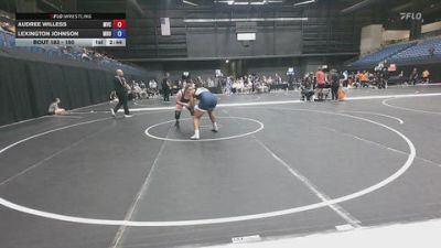 180 lbs Quarterfinal - Lexington Johnson, Missouri Baptist University vs Audree Willess, Missouri Valley College