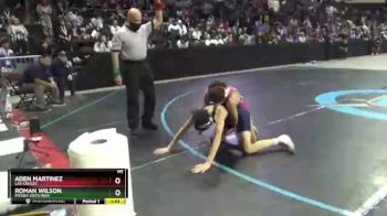 5A 113 lbs Champ. Round 1 - Aden Martinez, Las Cruces vs Roman Wilson, Piedra Vista High