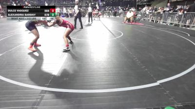 112 lbs Quarterfinal - Dulce Vasquez, Bound Brook vs Alexandria Barskiy, Olympic