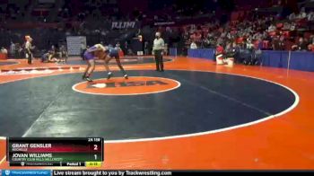 2 lbs Cons. Round 1 - Grant Gensler, Rochelle vs Jovan Williams, Country Club Hills (Hillcrest)