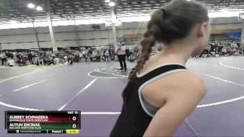 90 lbs Round 3 - Autum Encinas, Bulldog Wrestling Club vs Aubrey Schmadeka, Grangeville Youth Wrestling