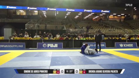 Brenda Ariane Oliveira Palheta vs Simone De Abreu Pinheiro 2025 Pan Jiu Jitsu IBJJF Championship