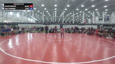 100 lbs Lillee Denson, Michigan Blue vs Jaila Powers, Indiana Gold