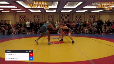 92 kg Final - Patrick Davis, Cougar Wrestling Club vs Nathan Jackson, New York Athletic Club