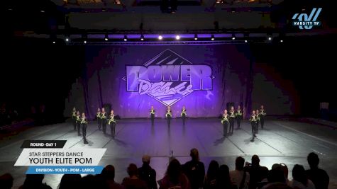 Star Steppers Dance - Youth Elite Pom [2025 Youth - Pom - Large Day 1] 2025 Power Dance Grand Nationals