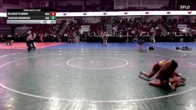 130 lbs Cons. Round 3 - Elazae Flores, Columbia vs Caitlin Johnson, Eagle