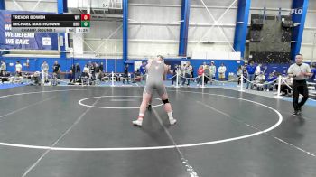 285 lbs Champ. Round 1 - Michael Mastroianni, Bridgewater State vs Trevor Bowen, Worcester Polytechnic