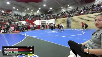 165 lbs Cons. Round 3 - Caleb Anderson, Southport Wrestling Club vs Rockland Moore, Perry Meridian Wrestling Club