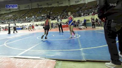 118 lbs Round Of 16 - Gabriele Bevenue, Bixby JH Girls vs Mckenna Wilson, Union Girls JH