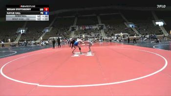 160 lbs Semifinal - Kaylie Hall, Presbyterian vs Megan Stottsberry, Life University