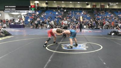 157 lbs Round Of 32 - Jake Hughes, OH vs Justus Heeg, IL