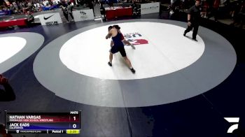 79 lbs Champ. Round 1 - Nathan Vargas, Firebaugh High School Wrestling vs Jack Eads, California