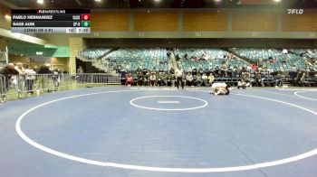 184 lbs Consi Of 8 #1 - Pablo Hernandez, Clackamas vs Sage Adie, Cal Poly Humbolt