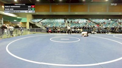 184 lbs Consi Of 8 #1 - Pablo Hernandez, Clackamas vs Sage Adie, Cal Poly Humbolt