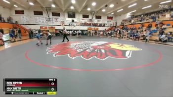 132-142 lbs Round 3 - Ben Tippen, Sheridan vs Max Nieto, Worland Middle School