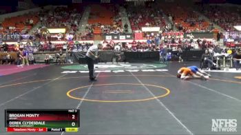 3-2-1A 113 Semifinal - Brogan Monty, Beloit vs Derek Clydesdale, Norton Community