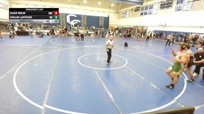 144 lbs Semifinal - Collin Laffoon, Manhattan Beach vs Elias Delis, 951 Wrestling Club