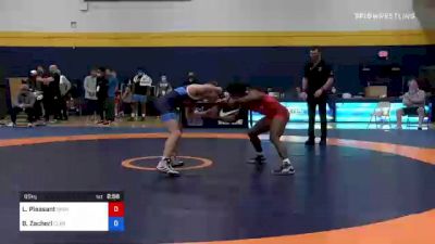 65 kg Round Of 32 - La'Stot Pleasant, Spartan Mat Club vs Brock Zacherl, Clarion Wrestling Club