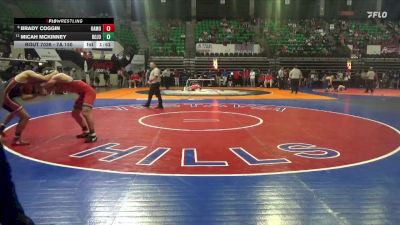 7A 150 lbs Champ. Round 1 - Micah McKinney, Bob Jones vs Brady Coggin, Oak Mountain