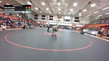 190 lbs Quarterfinals (8 Team) - Cale Dauwen, Pinedale vs Joel Williams, Glenrock