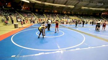 105 lbs Rr Rnd 1 - Kenneth Heaney-Matias, Coweta Tiger Wrestling vs Ameer Goe, Blue T McLain