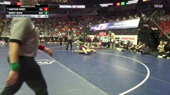 2A-157 lbs Champ. Round 2 - Mikey Ryan, Mount Vernon vs Sawyer Kirby, Williamsburg