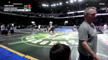132 lbs Cons. Round 1 - Owen Hayes, Selah vs Kaedon Spencer, Meadowdale