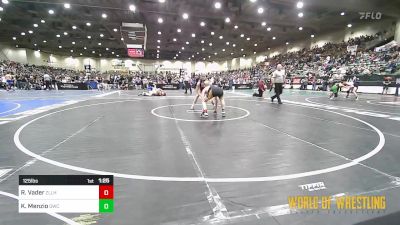 125 lbs Round Of 64 - Ryan Vader, Zillah vs Kayden Menzio, Gladiator Wrestling Club